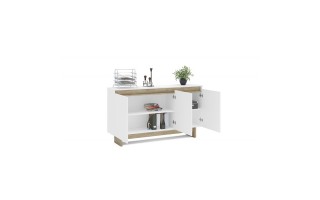 Aparador Politorno Los Ángeles 180798 135x75x29cm Blanco