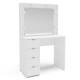 Tocador Politorno California 190385 145x90x46cm Blanco