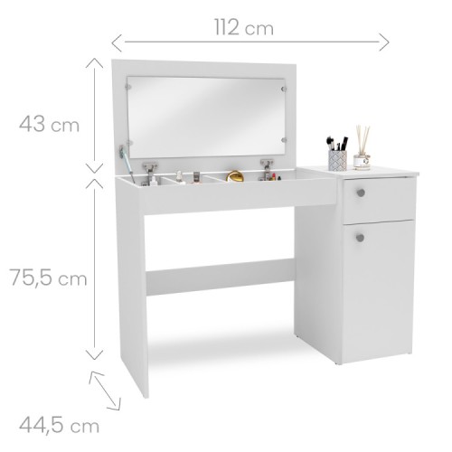 Tocador Politorno Iracema 200062 118x112x44cm Blanco