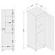 Armario Multiusos Politorno Turin 3097 145x45x46cm Blanco