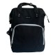 Mochila Maternal Premium Baby AA001 Negro con Cambiador Mochila Maternal Premium Baby AA001 Negro con Cambiador
