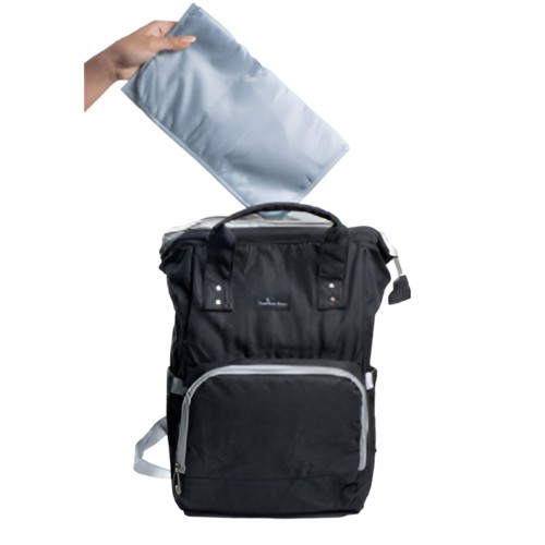 Mochila Maternal Premium Baby AA001 Negro con Cambiador Mochila Maternal Premium Baby AA001 Negro con Cambiador