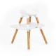 Silla para Comer Premium Baby Mila 6en1 20kg Beige