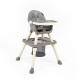 Silla para Comer Premium Baby Golden H107GR 3en1 Gris