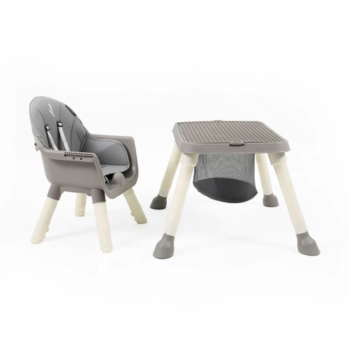 Silla para Comer Premium Baby Golden H107GR 3en1 Gris