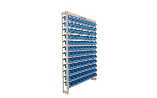 Estante Presto 93006 Metal 150x101x18cm 108 bandejas Estante Presto 93006 Metal 150x101x18cm 108 bandejas