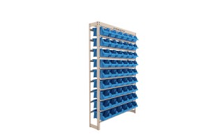 Estante Presto 93010 Metal 150x99x27cm 54 bandejas Estante Presto 93010 Metal 150x99x27cm 54 bandejas