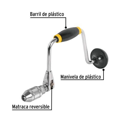 Taladro Manual Berbiquí Pretul 20240 30cm