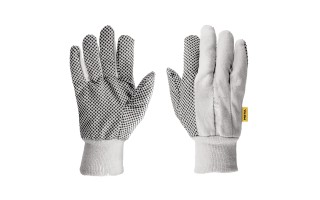 Guantes de Hilo Pretul 20330 Algodón con Puntos de PVC Guantes de Hilo Pretul 20330 Algodón con Puntos de PVC