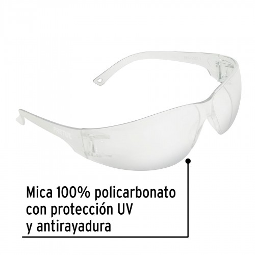 Anteojos de Proteccion Pretul 20401 Transparente