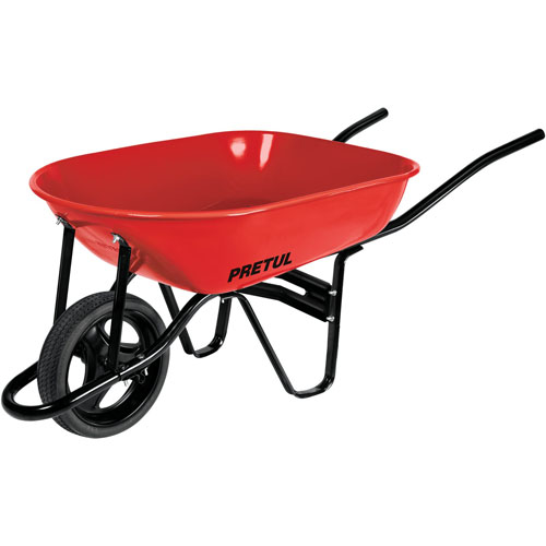 Carretilla Pretul 20630 80L 350kg Metal Rueda Inflable