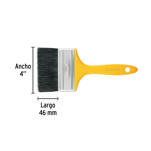 Pincel Pretul 21529 Uso General 4'' 100mm