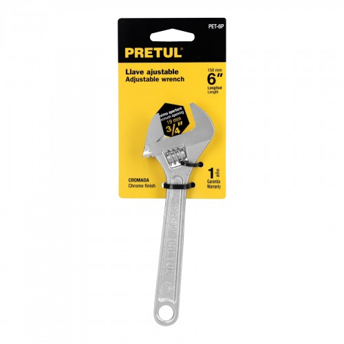 Llave Ajustable Pretul 21814 6" 0-19mm