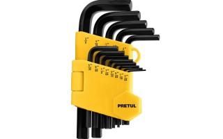 Llaves Hex. Allen Pretul 21856 (pulg) 13pzs 3/64"-3/8" Llaves Hex. Allen Pretul 21856 (pulg) 13pzs 3/64"-3/8"
