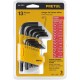 Llaves Hex. Allen Pretul 21856 (pulg) 13pzs 3/64"-3/8"