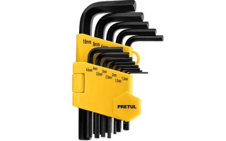 Llaves Hex. Allen Pretul 21857 (mm) 13pzs 1,3-10mm Llaves Hex. Allen Pretul 21857 (mm) 13pzs 1,3-10mm