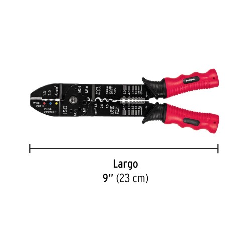 Pinza Pela Cables Pretul 22710 9'' 23cm 18 a 10 AWG