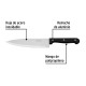 Cuchillo para Chef Pretul 23090 7'' 18cm