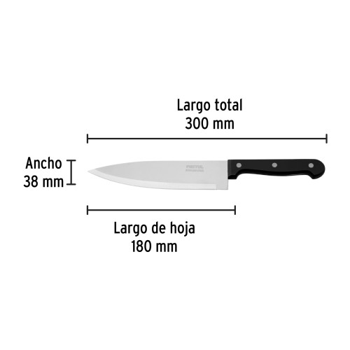 Cuchillo para Chef Pretul 23090 7'' 18cm