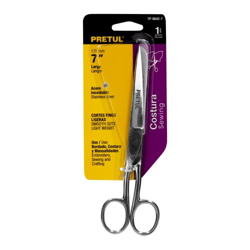 Tijera para Costura Pretul 23156 7'' 18cm Inoxidable