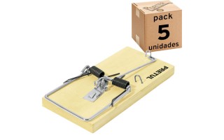 Trampa para Ratón Pretul 23710 Madera 7" x5u