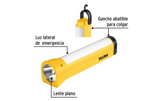 Linterna Recargable Pretul 26070 c/ Luz de Emergencia Linterna Recargable Pretul 26070 c/ Luz de Emergencia