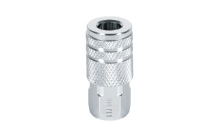 Acople Rápido de acero Pretul 27028 Cromado 1/4" NPT Hembra Acople Rápido de acero Pretul 27028 Cromado 1/4" NPT Hembra