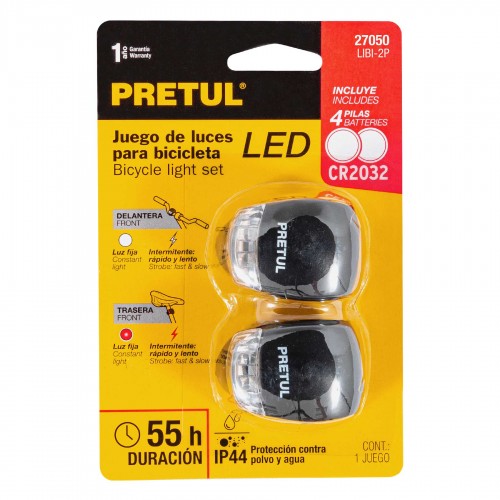 Luces p/ Bicicleta  Pretul 27050 2pzs