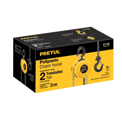 Aparejo Pretul 27128 2000kg 3m