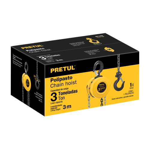 Aparejo Pretul 27129 3000kg 3m