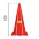 Cono de Precaución Pretul 28253 70cm Naranja