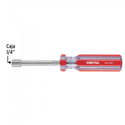 Destornillador Tubo Hexagonal Pretul 29989 1/4"