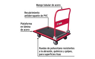 Carro Plataforma Pretul 49907 300kg Carro Plataforma Pretul 49907 300kg