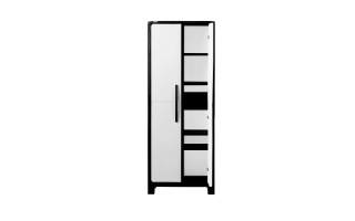 Armario Multiusos Qrubber Eclypse 183x70x46cm Negro Armario Multiusos Qrubber Eclypse 183x70x46cm Negro