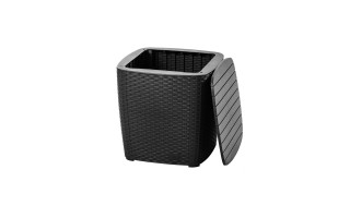 Mesa y Sillones para Jardín Qrubber Capri Confort Gris Mesa y Sillones para Jardín Qrubber Capri Confort Gris