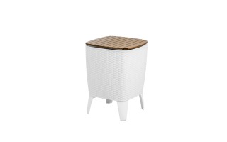 Mesa Conservadora Qrubber 492 28L Ratan Blanco