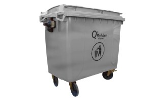 Basurero Qrubber CB1100 Plástico 1100L Gris Basurero Qrubber CB1100 Plástico 1100L Gris