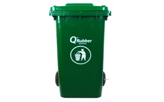 Basurero Qrubber CB240 Plástico Pedal 240L Verde Basurero Qrubber CB240 Plástico Pedal 240L Verde