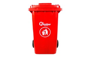 Basurero Qrubber CB240 Plástico 240L Rojo