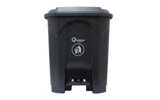 Basurero Qrubber CB30 Plástico Pedal 30L Gris Basurero Qrubber CB30 Plástico Pedal 30L Gris