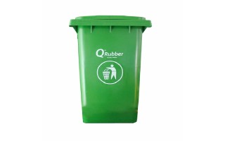 Basurero Qrubber CB360 Plástico 360L Verde Basurero Qrubber CB360 Plástico 360L Verde