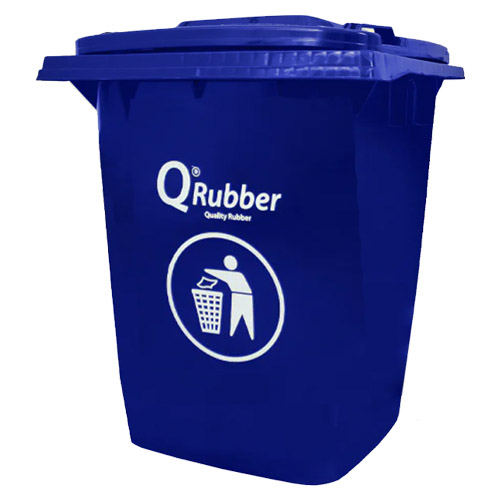 Basurero Qrubber CB50BAAZ Plástico 50L Azul