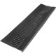 Grada para Escaleras Qrubber 120cm Estriada Negro