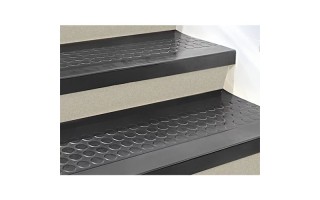 Grada para Escaleras Qrubber 120cm Estriada Negro Grada para Escaleras Qrubber 120cm Estriada Negro