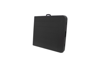 Mesa Plegable Qrubber Plástico y Metal Gris 180x76cm Mesa Plegable Qrubber Plástico y Metal Gris 180x76cm
