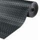 Piso de Goma Qrubber PR100DN Diamante 3mm 1m Negro