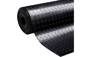 Piso de Caucho Qrubber Estoperol 3mmx1m Negro Piso de Caucho Qrubber Estoperol 3mmx1m Negro