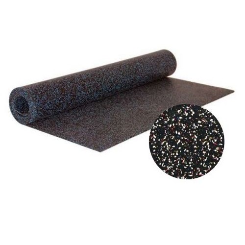 Piso de Caucho EPDM para Gimnasio Qrubber 4mm 1,2x10m