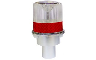 Baliza Solar Destellante Qrubber SEBALI 15cm Rojo Baliza Solar Destellante Qrubber SEBALI 15cm Rojo