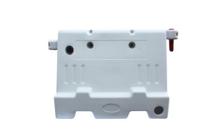 Barrera Vial Qrubber New Jersey 100x60x16cm Blanco Barrera Vial Qrubber New Jersey 100x60x16cm Blanco